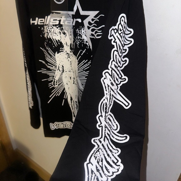 Hellstar Black Graphic Long Sleeve Tee - Picture 2 of 5